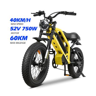 China Aluminum Alloy Professional Electric Bicycles 48V 500W Electric Motorcycle Bike 20Inch Fat Tire Adult E Mountain Bike for sale