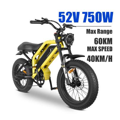 China Aluminum Alloy In Stock 48V13Ah 500W 750W Electric Hybrid Bike Fat Tire Electric Dirt Bike For Sale Electric Fatbike Bicycle for sale