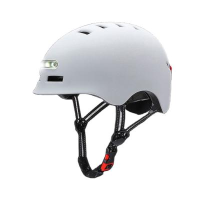 China Safety Bicycle Accessories Helemt Safety Helmet with Bicycle Lamp Smart Tail Light Adult Cycling Bike Helmet MTB Road Motorcycle E Scooter Sport Helmet for sale