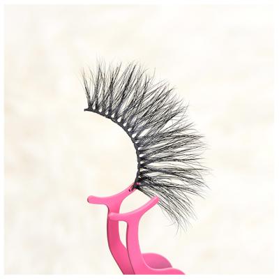 China Natural high quality long fake eye lashes magnetic 3d lashes in box for sale