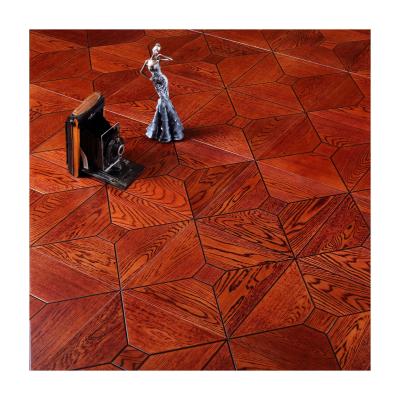 China Factory Direct Sale Anti-water American Red Oak Art Parquet Wood Flooring for sale