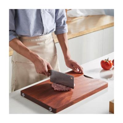 China Viable Factory Direct Environmental Wooden Cutting Board Chopper Set for sale