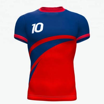 China Cheap Sublimation Printing Soccer Jersey Sets Factory Custom Design New Wear for sale