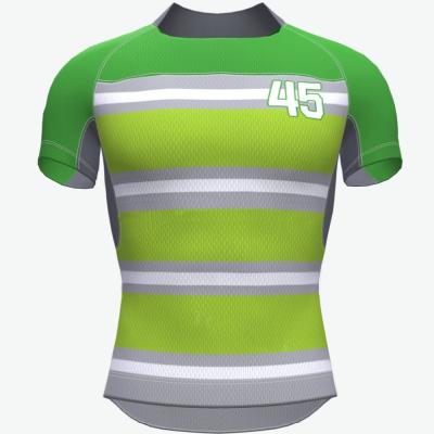 China Hot Selling Custom Made Antibacterial Mesh Fabric Rugby Jersey Sublimation Football Tank Top for sale