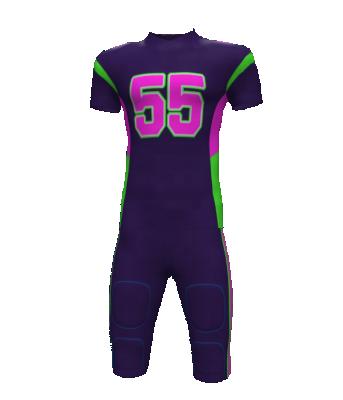 China 2020 Polyester Practice Antibacterial 100% Customized Sublimation Printed Youth American Football Jersey for sale