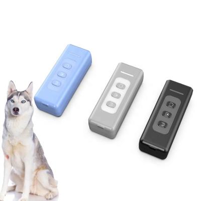 China Sustainable Wholesale Rechargeable Bark Control Trainer Ultrasonic Dog Repeller Dog Driving Hissing To Stop Barking for sale