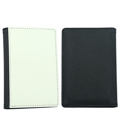 China 2021 New Products Personalized Sublimation Blank Leather Passport Holder Waterproof for sale