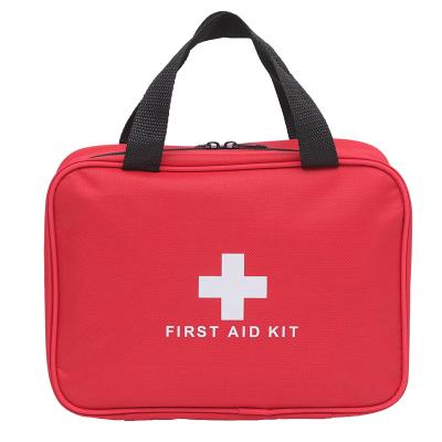 China For Hospitals Red Color First Aid Kit Bag For Basic First Aid Pouch For Nurse Hospitals SOS Clinics Ambulance Bag for sale