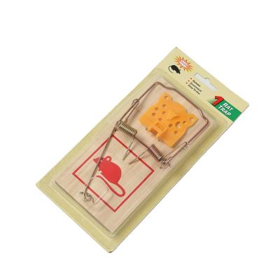 China Disposable Classic Wooden Mouse Rat Trap Quickly Catch Rodent Bait Trap Mice Cut Trap for sale