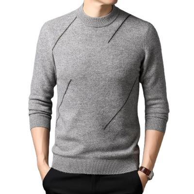 China Anti-Wrinkle Male Hombre Men's Gentlemen Rib Pullover Knitting Sweater For 2023 Winter Custom Turtle Neck Red Fashion Knitted Men Turtle Neck OEM for sale