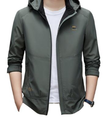 China 2023New Men's Zipper Stand Single Sleeve Jacket Slim Comfortable QUICK DRY Casual Collar Long Jacket for sale