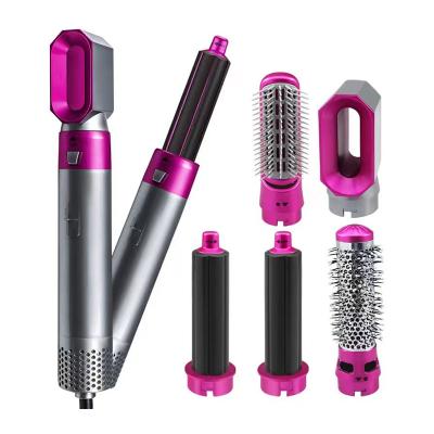 China One Stage Negative Hot Blow Hair Airbrush Ion Volumizer Volume Hair Styler Ion Curling Straightener 5 In 1 Hair Dryer Brush for sale