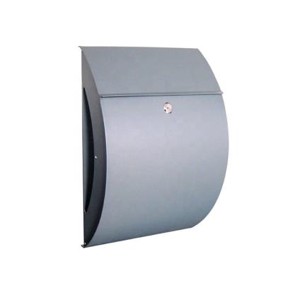 China European Wall Mounted Outdoor Waterproof Metal Mailbox Modern Style Mailbox for sale