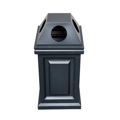 China Squeezing Type Scenic Type Sorting Trash Can Park Chinese Style New Outdoor Trash Can New Sorting Garbage Matching Box Manufacturers Supply for sale