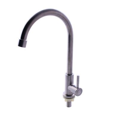 China New Sense Faucets Fashion Deck Mounted Pull Out Kitchen Faucets Stainless Steel for sale