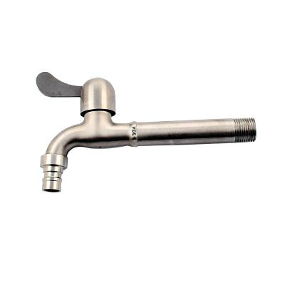 China Metered Lengthened Quick Open Faucets 304 Stainless Steel Washing Machine Faucet for sale