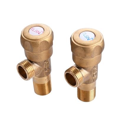 China Metered Faucets Bathroom Facilities Faucet Fittings In Wall Solid Brass Angle Valve for sale