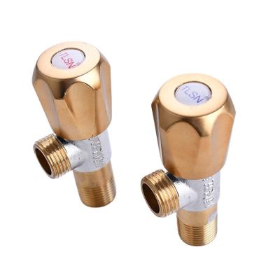 China Metered Faucets Bathroom Facilities Faucet Fittings In Wall Brass Angle Valve for sale