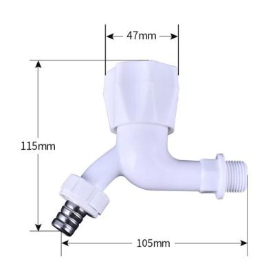 China Hot sale pvc faucets water faucets metered bathroom and kitchen plastic faucets faucets&pvc faucets&pvc plastic water faucet for sale