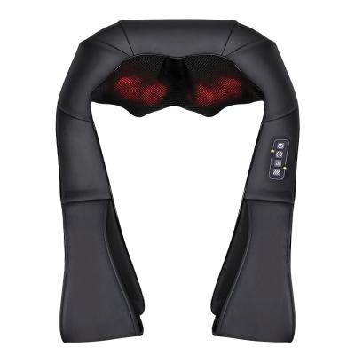 China LUYAO Product OEM&ODM Adjustable Popular Kneading Speed ​​Shiatsu Shoulder Direction And Back And Neck Electric Massager With Heat for sale