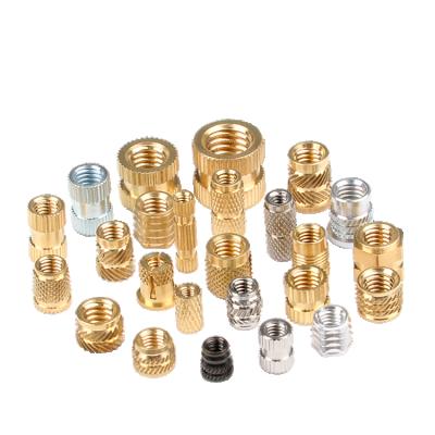 China Heavy Industry Knurled Brass Fastener Insert Nut For Plastics Manufacturer for sale