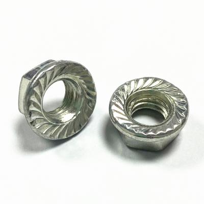 China Heavy Industry Carbon Steel Stainless Steel Round Hex Flange Nut for sale