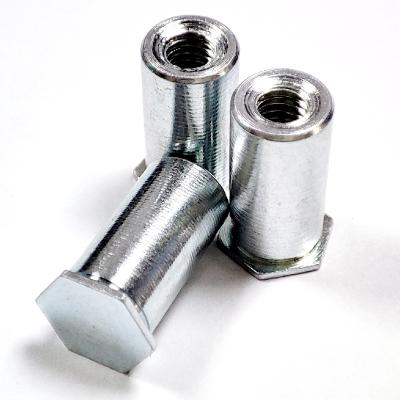 China Heavy Industry High Precision Galvanized Hex Threaded Round Head Nut Standoff for sale