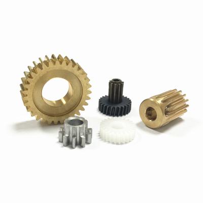 China High Precision Custom Mechanical Equipment Brass Tooth Sinter Steel Nylon Plastic Pinion for sale