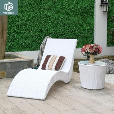 China Modern Outdoor Pool Modern Chaise Beach Lounge Chair Recliner Sunbed Lounger Sun Lounger modern lounge chair for sale