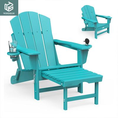 China Modern New Design Outdoor Furniture Recycled Plastic Folding Adirondack Chairs Parts World Market For Sales for sale