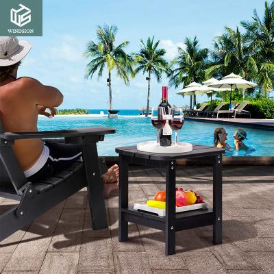 China Environmental Cheap price freestanding patio furniture garden table adirondack outdoor rectangular end table for sale