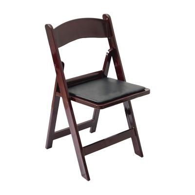 China Weather Outdoor Furniture Simple resinwholesale banquet upholstered stool portable household light weeding folding chair for sale