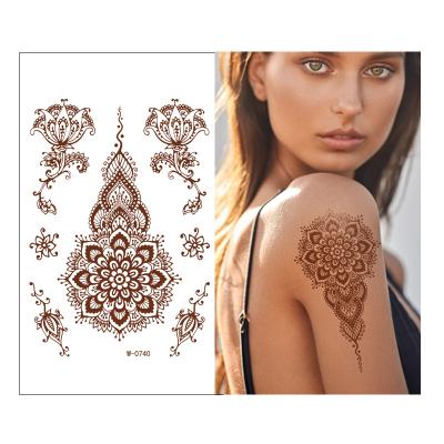 China European and American lace style tattoo sticker lace flower arm tattoo sticker temporary border semi-permanent paper customization for sale