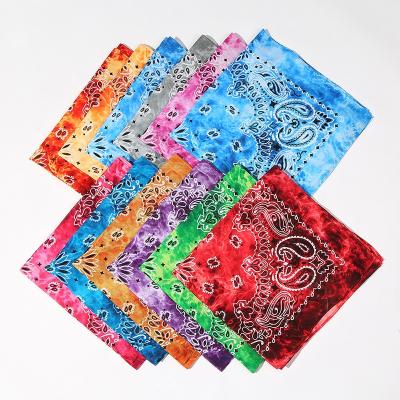 China Universal Headband Cotton Scarf Bandanas of 12 Pack (One Dozen) Cotton Bandanas Bandanas for Men and Women Biker for sale