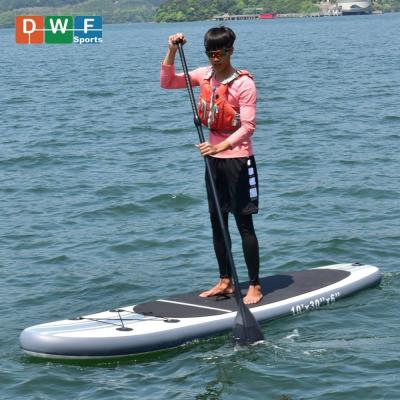 China Drop Stitch + PVC 3m X 75cm X 15cm ISUP Cheap Inflatable Rack Up SUP Paddle Boards for sale