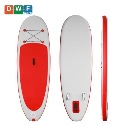 China Drop Stitch + PVC 3.7m X 87cm X 15cm ISUP Cheap Inflatable Rack Up SUP Paddle Boards for sale