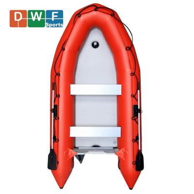 China PVC Boat PVC Or Hypalon Zodiac Inflatable Fishing Boat With Fordable Aluminum Design And Floor Tent for sale