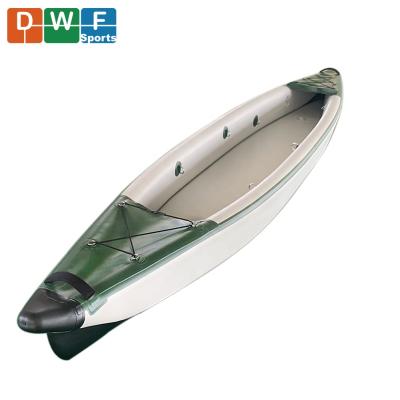 China Custom 473cm Inflatable Drop Stitch Kayak PVC Inflatable Kayak 2 Person On Sale for sale