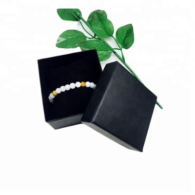 China Recycled Materials Gift 350gsm Watch Paper Jewelry Bracelets Necklace Box High End Customized Packaging for sale