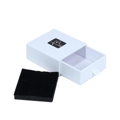 China New Handmade Luxury Small White Custom Hard Paper Gift Box For Jewelry Watch Packaging for sale