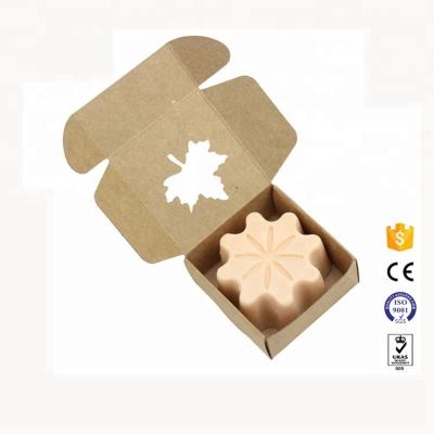 China Recyclable Custom Design Kraft Paper Box Soap Packaging for sale