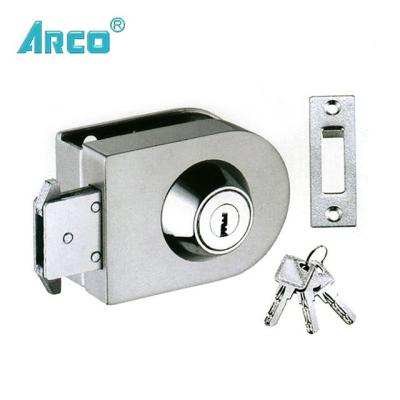 China A281-CL771 Stainless Steel Single Glass Door Lock for sale