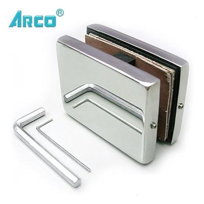 China Modern Glass Door Clamp, Glass Door Fitting, Wall-Glass Lock for sale