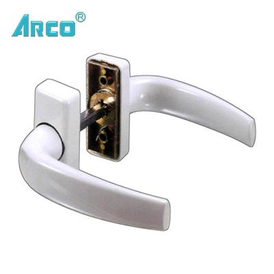 China The door door handle with shaft, aluminum die casting door handle for sale