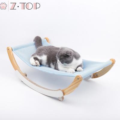 China Travel New Design Removable Wooden Pet Cat Dog Sofa Bed Hammock Swing Bed for sale