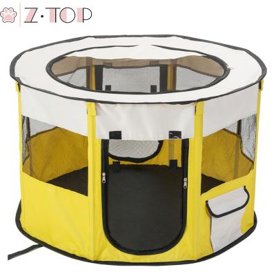 China Hot Sales Oxford Pet Hotel Washable Foldable Cage Breathable Breeding Pregnant Pet Delivery Room For Dogs Cats for sale