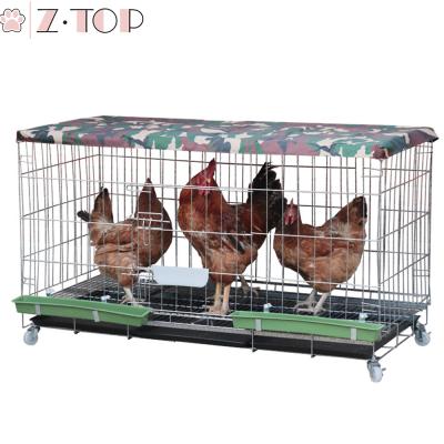 China Breathable DIY Customized Large Metal Wire Mesh Pet Chicken Cage for sale