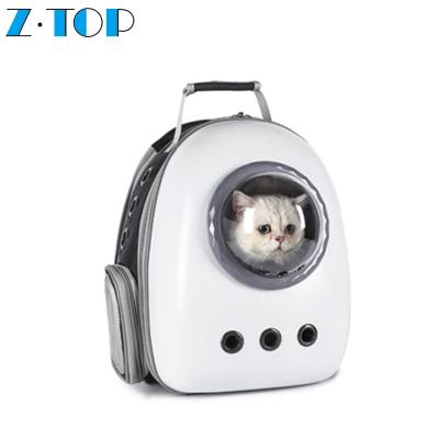 China Cat Travel Bag Breathable Outdoor PC Travel Bag Dog Cat Carrying Backpack for sale