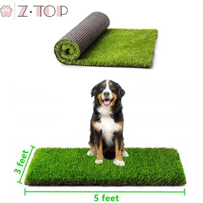 China Landscaping Mat Home Garden Turf Pet Grass Pee Potty Pad Artificial Grass for Dogs Potty Training Indoor and Outdoor ZT-AG-02 for sale