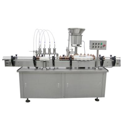 China Beverage High Quality Vial Pharmaceutical Medical Glass Bottle Filling Sealing Labeling Machine Equipment for sale